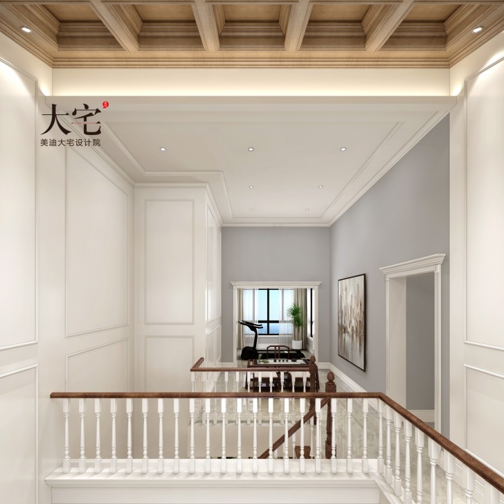 北大资源理想家园260平方米简美风格案例效果图-茶室