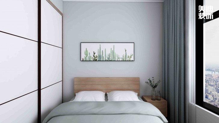 清溪川9号140㎡日式风格案例效果图-卧室