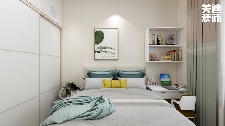 合能枫丹丽舍140㎡中式风格案例效果图—卧室