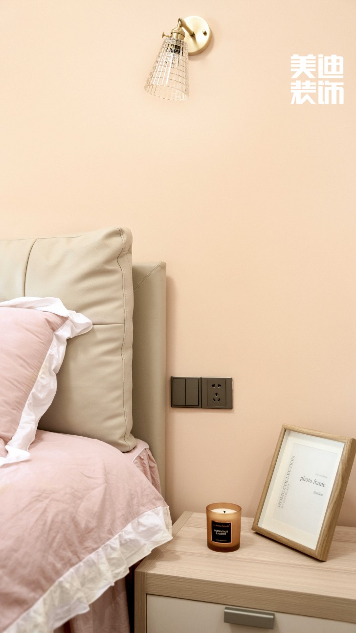  长房云时代109㎡北欧混搭风装修案例效果图 -主卧