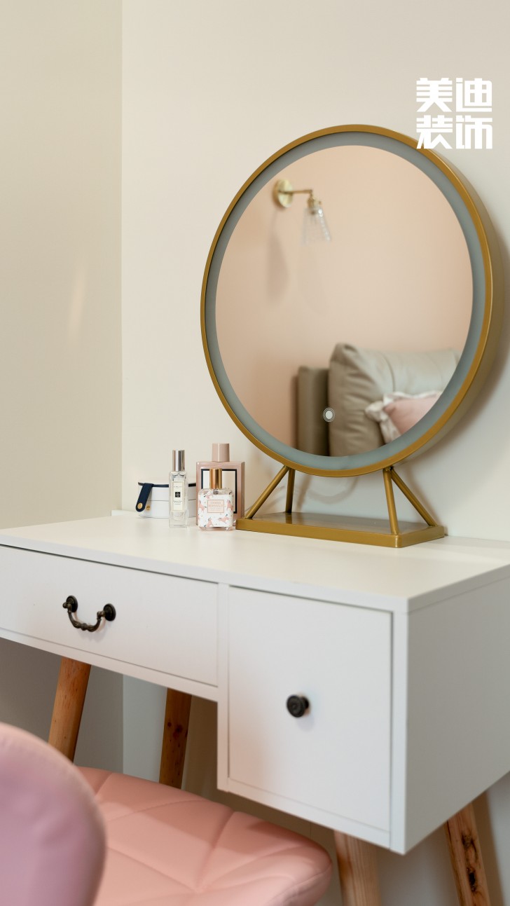  长房云时代109㎡北欧混搭风装修案例效果图 -主卧