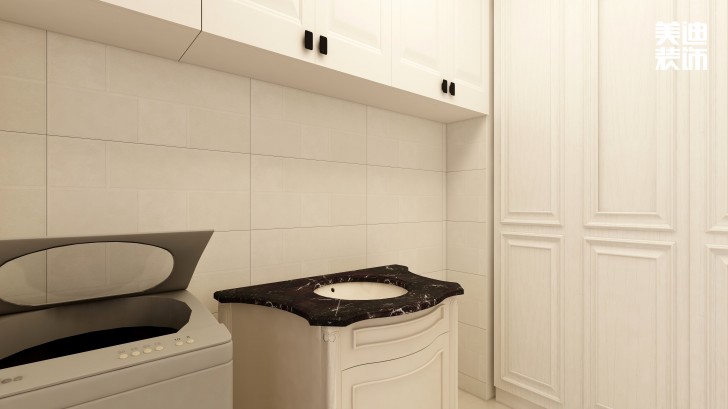 嘉华城188㎡古典美式风装修案例效果图-其他