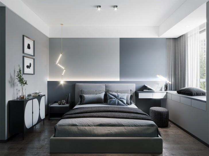 长沙装修公司美迪装饰-明昇壹城140平米现代风格造价30万	