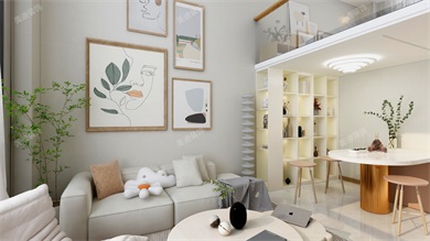 运达锦绣61㎡公寓全房全景 ...