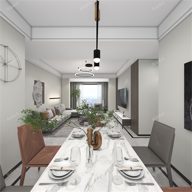 深业鹭栖府132㎡全房全景 ...