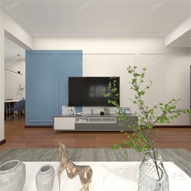 电信大院90㎡全房全景案例 ...