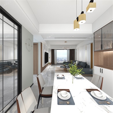 保利大都汇135㎡全房全景 ...