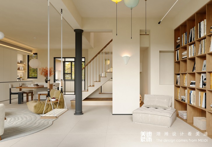 建发和著 极简奶油风格案例效果图